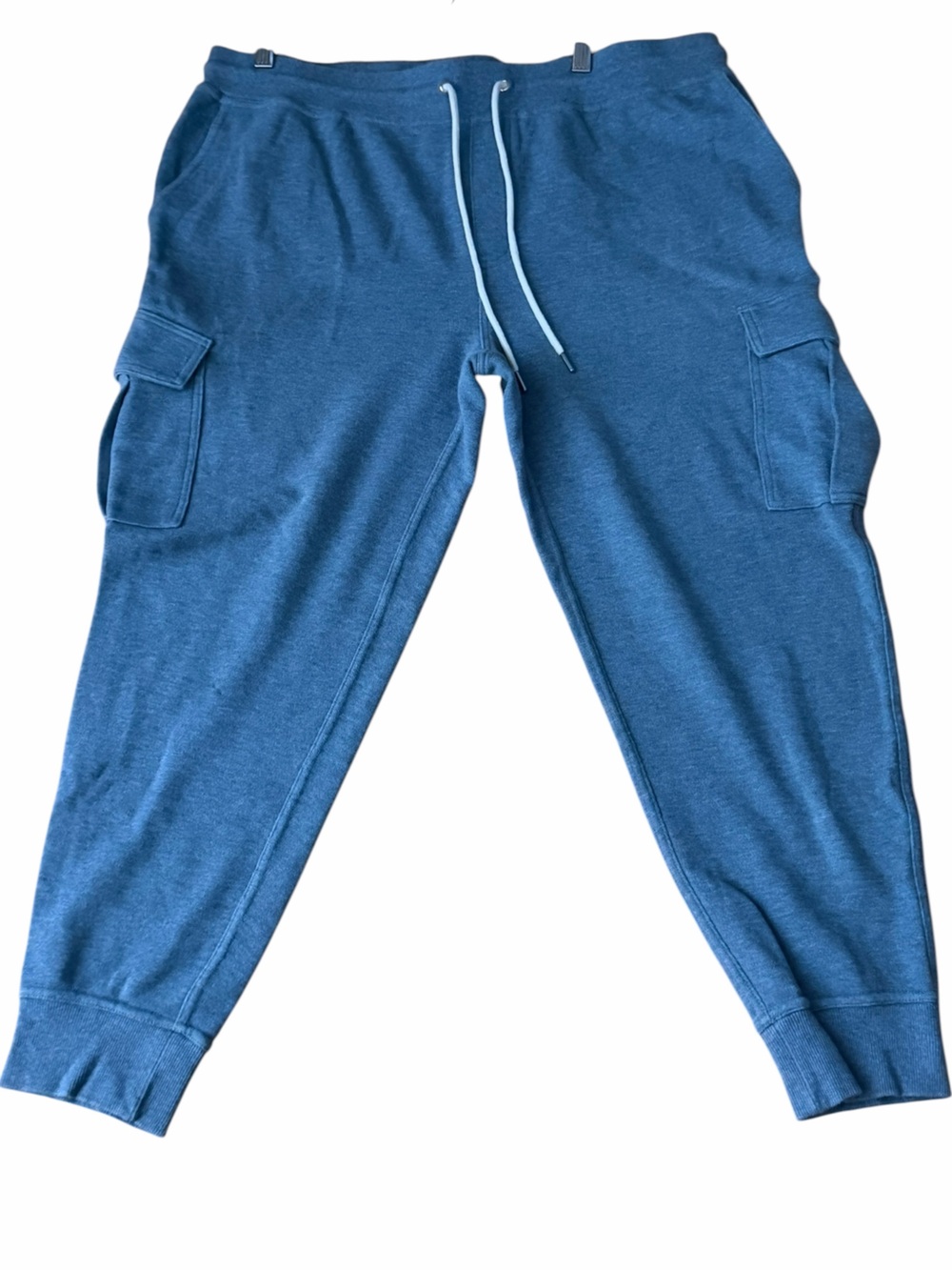 BROOKS BROTHERS Blue Heather Cargo Sweatpants – Size XL